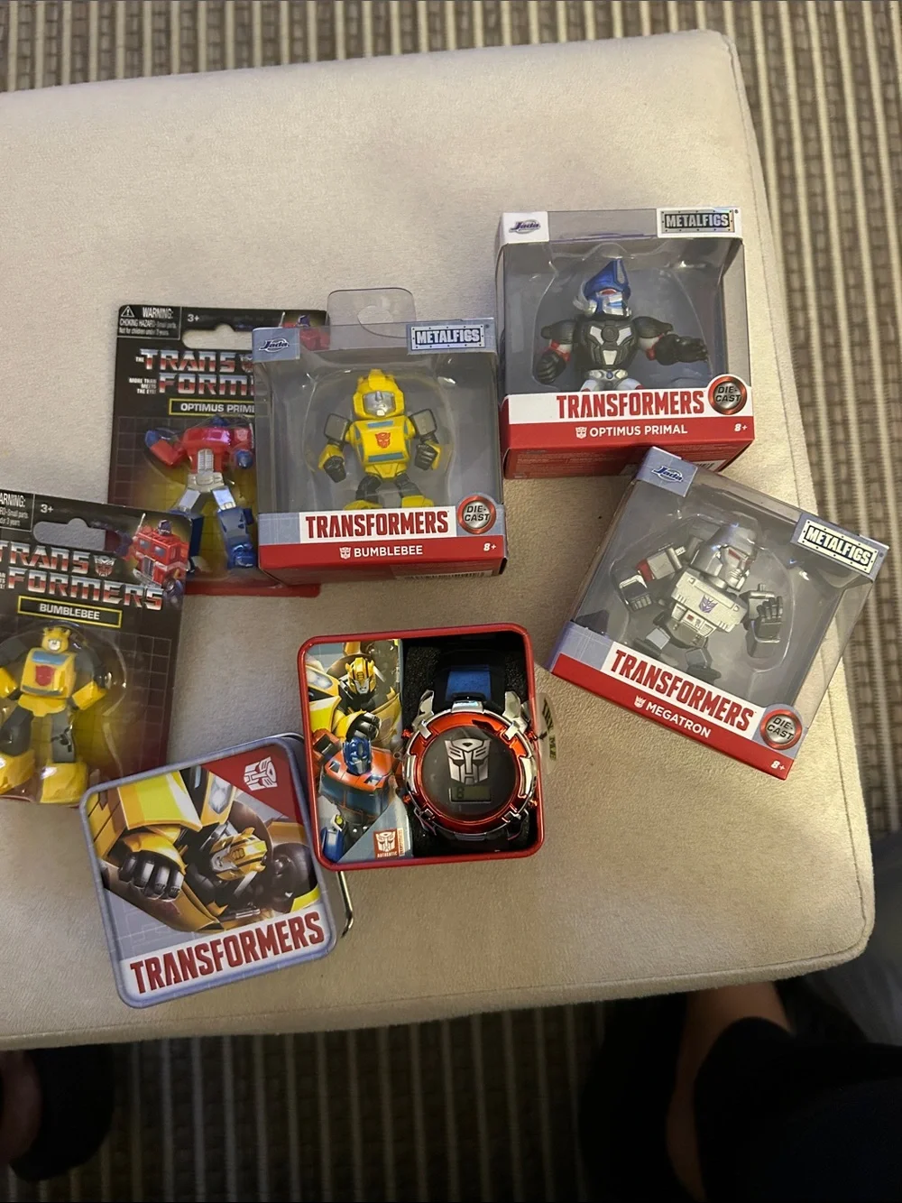 TRANSFORMERS Bumblebee Red & Yellow Kids Smartwatch with Figures